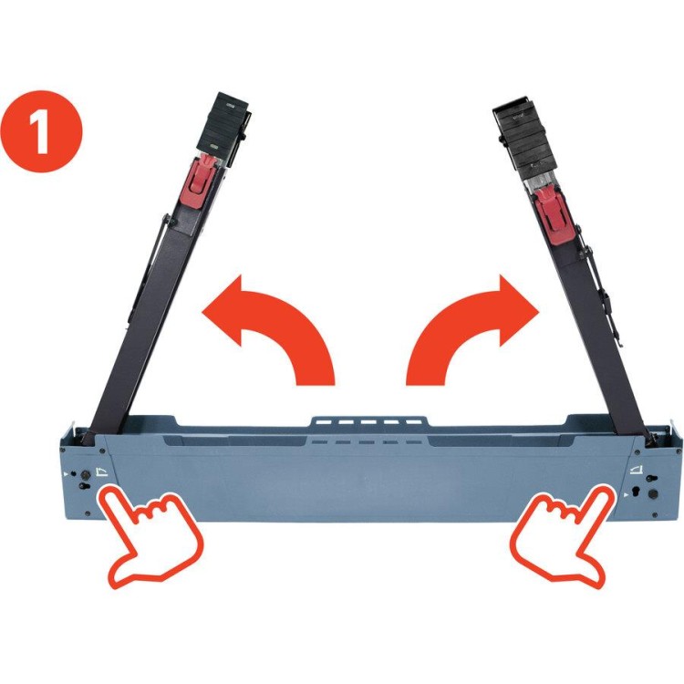 EXTOL 8859999 Koza stavební skládací 1kus, nosnost 550kg, výška 60-85cm