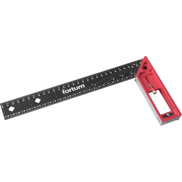 FORTUM 4784101 Úhelník truhlářský multifunkční, 300mm, celokovový