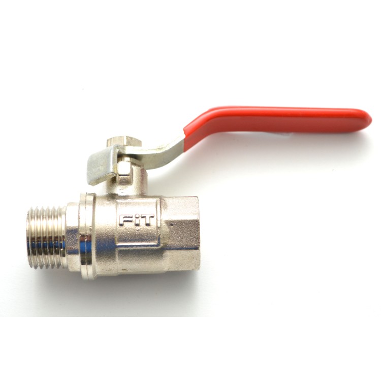 Ventil kukový 1/2" vnější a vnitřní závit