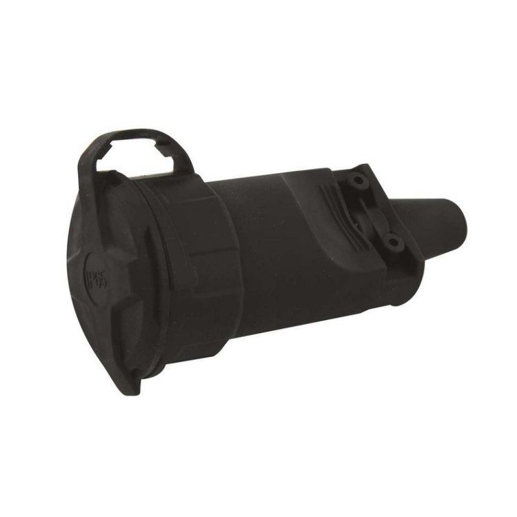 Zásuvka gumová 250 V 16 A IP65