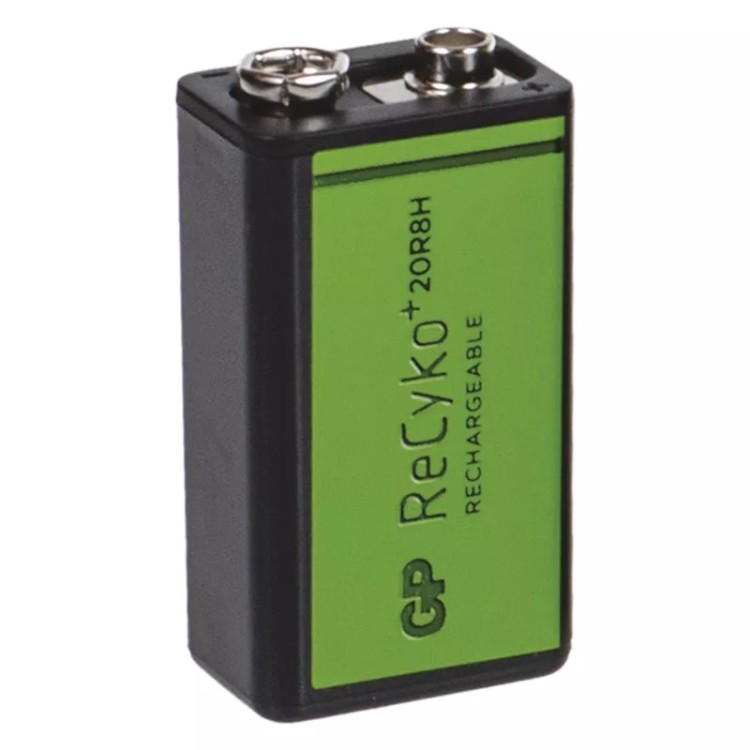 Nabíjecí baterie GP ReCyko+ 6F22 (8,4V), 1 ks v blistru