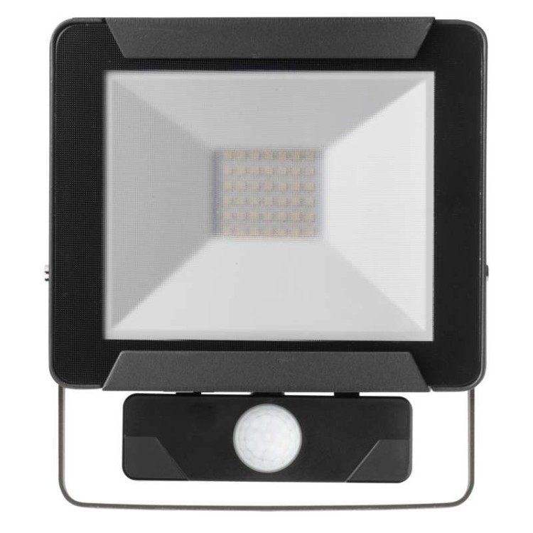 LED reflektor IDEO s pohybovým čidlem, 30W neutrální bílá