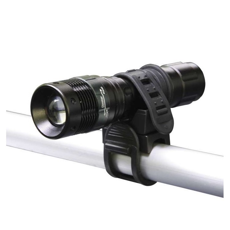 LED svítilna hliníková 3W, na 3x AAA, FOKUS