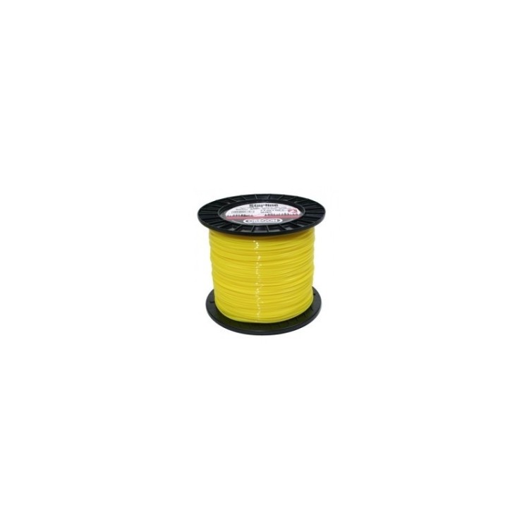 Žací struna 3,0 mm x 240 m - ŽLUTÁ KULATÁ