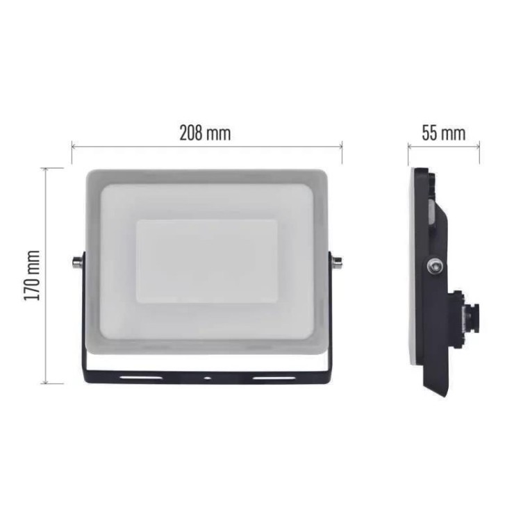 Emos ZS2540 Reflektor LED ILIO 51 W, černý, neutrální bílá