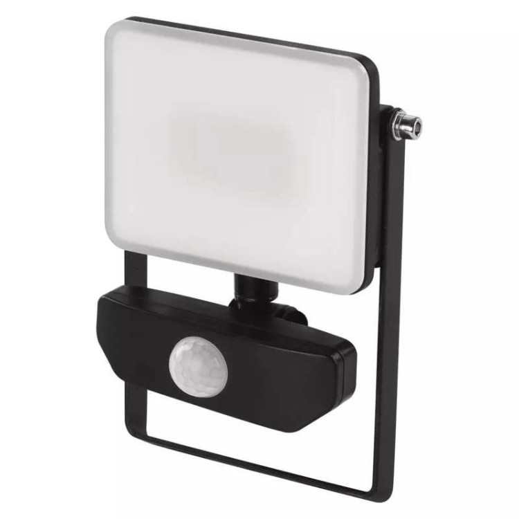 Emos ZS2910 LED reflektor ILIO s pohybovým čidlem, 10,5 W, černý, neutrální bílá
