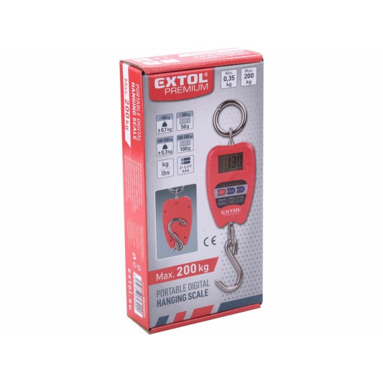 Extol 8822000 Váha závěsná digitální, 0,35 - 200kg