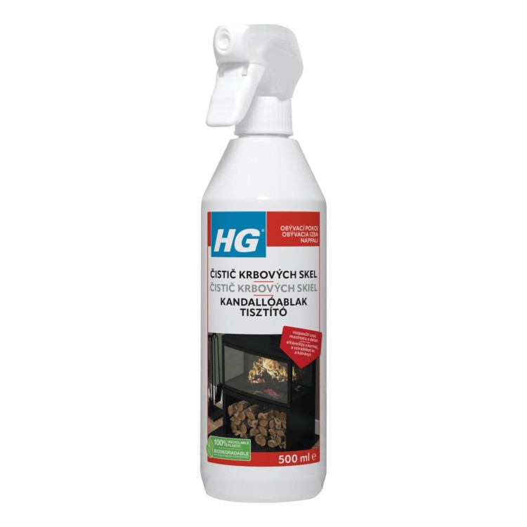 HG 431 Čistič skleněných dvířek krbů a kamen 0,5 l