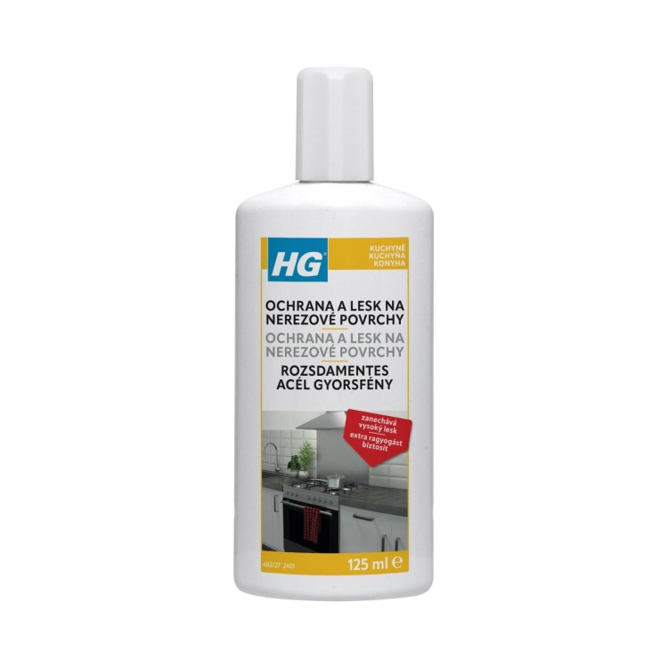 HG 482 Rychlý lesk pro nerezový kov 125 ml