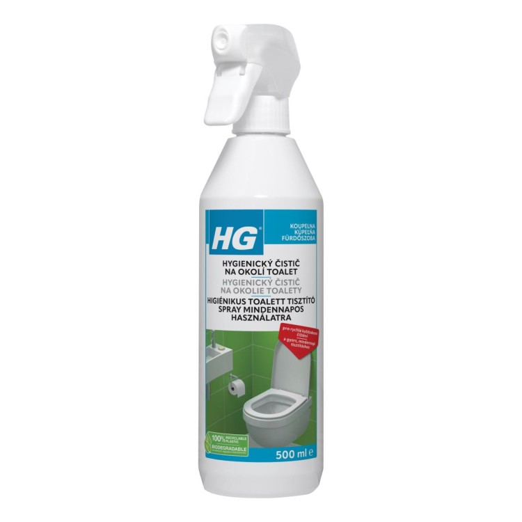 HG 320 Každodenní hygienický sprej na příslušenství v okolí toalety 500 ml