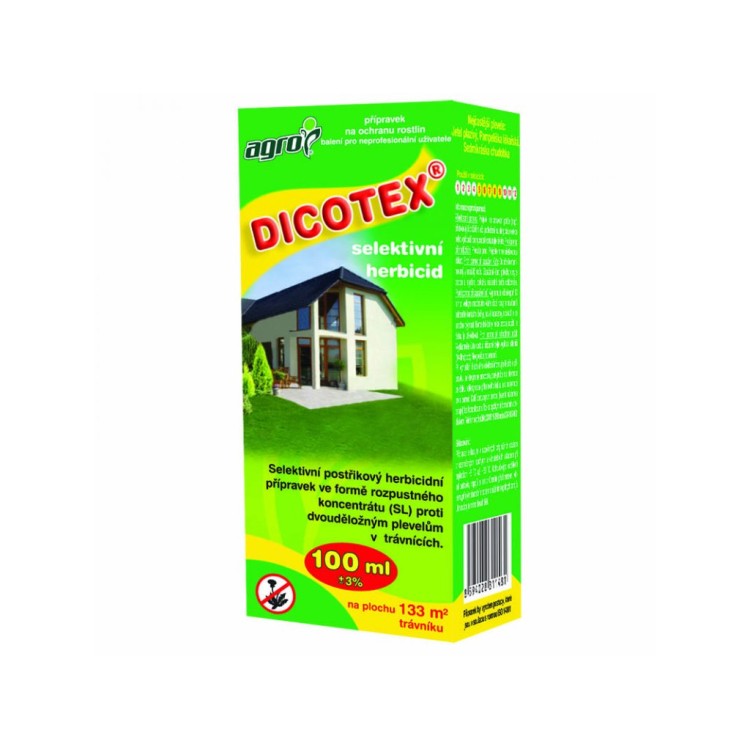 Dicotex 4355 Ničitel plevelů v trávníku 100ml