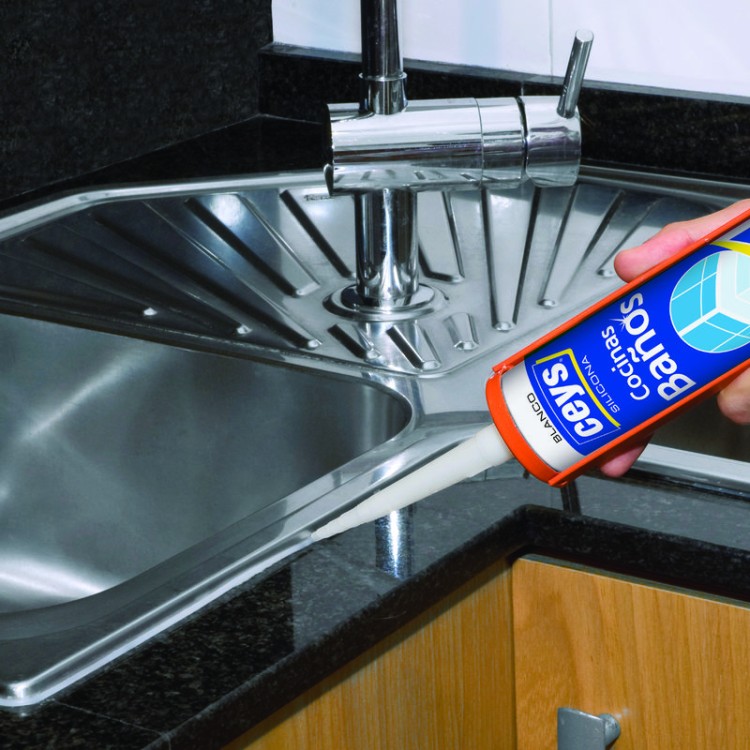 ceys 42505530 SILIKON Koupelny a kuchyně bílý 280ml