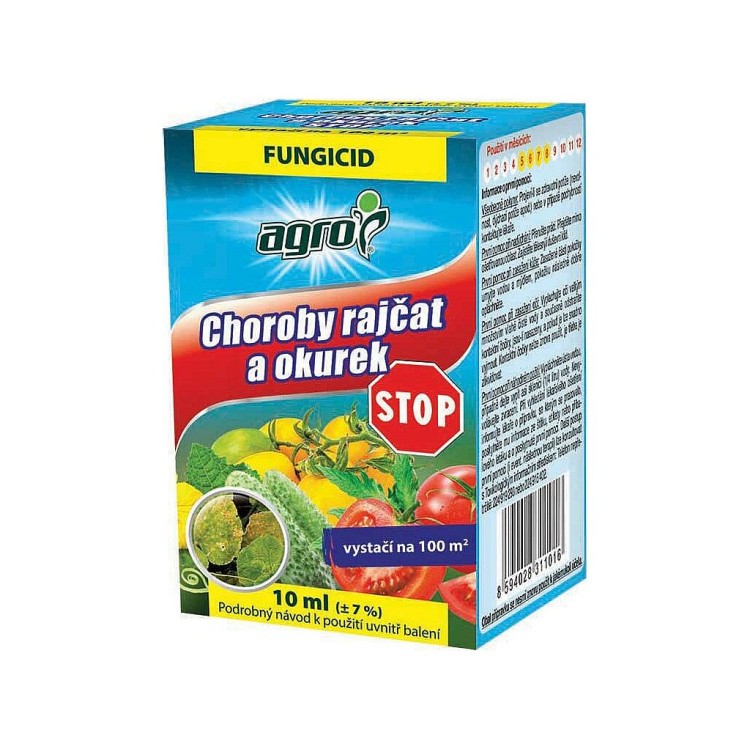 Choroby rajčat a okurek STOP 10ml Ortiva