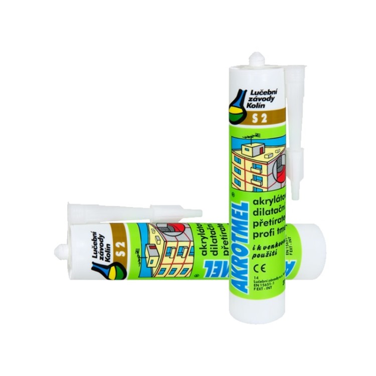 Akrotmel S2, na spáry 310ml bílá