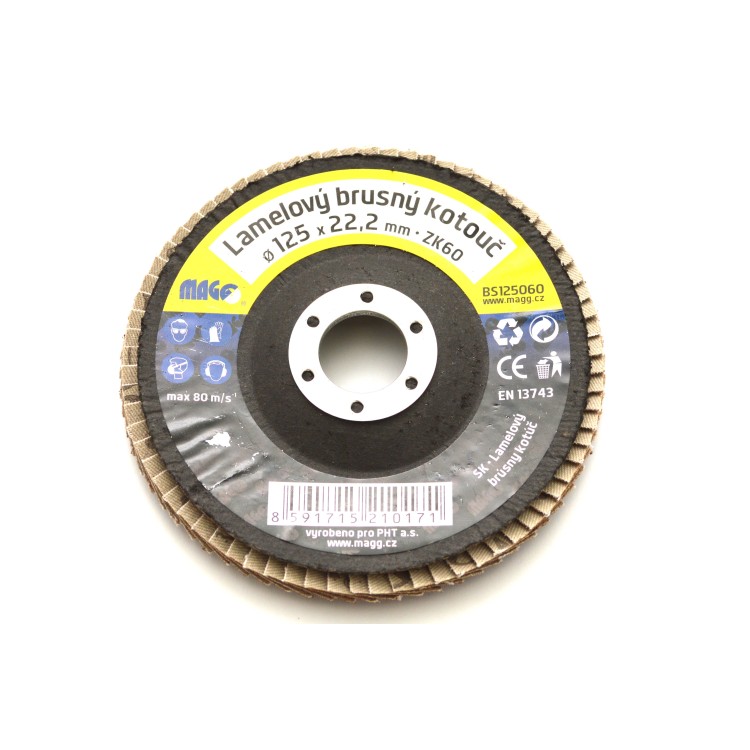 Kotouč brusný lamelový 125/60