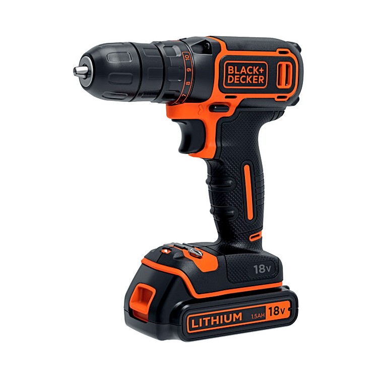 Black&Decker BDCDC18BAFC Akuvrtačka s 80ks příslušenství