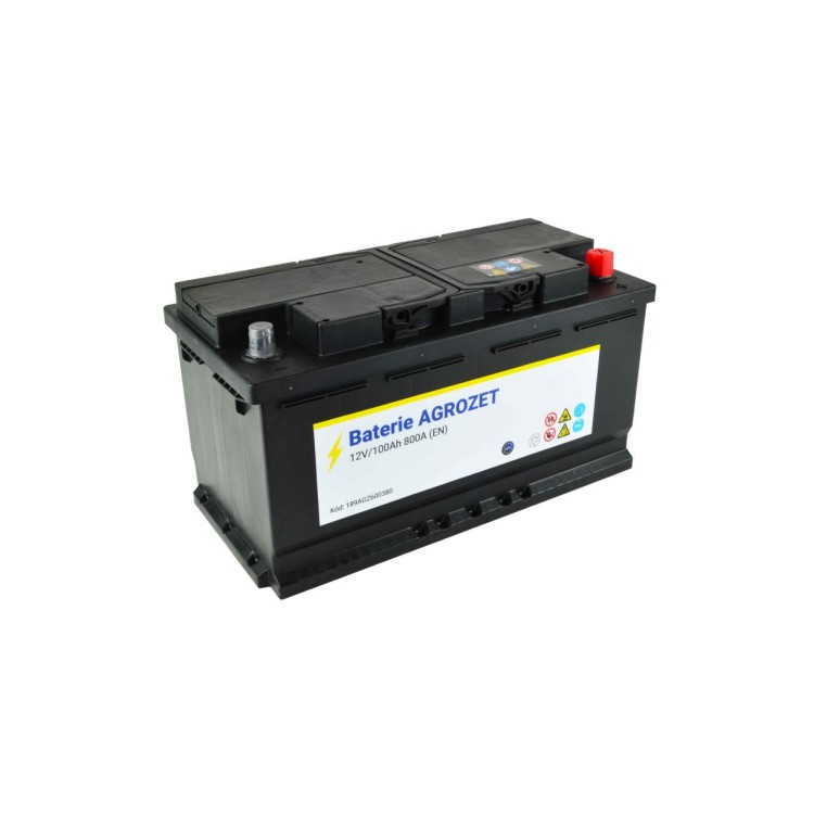 Baterie AGROZET Premium 12V/100Ah (800A EN)