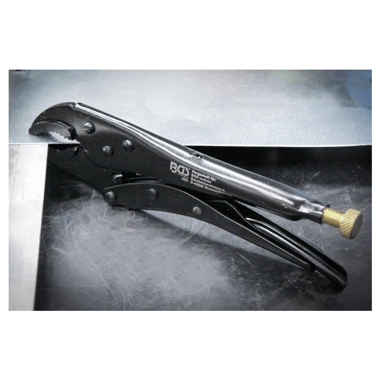 BGS100485 Samosvorné upínací kleště Grip 225 mm černé