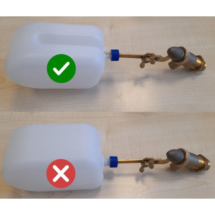 44410 Ventil plovákový 1/2" pro zel. oválné žlaby 600 a 1000 l