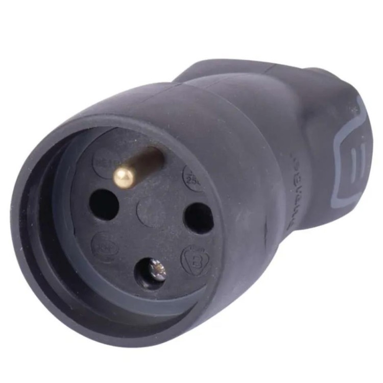 EMOS A9855.1  Zásuvka gumová černá 250 V 16 A IP44