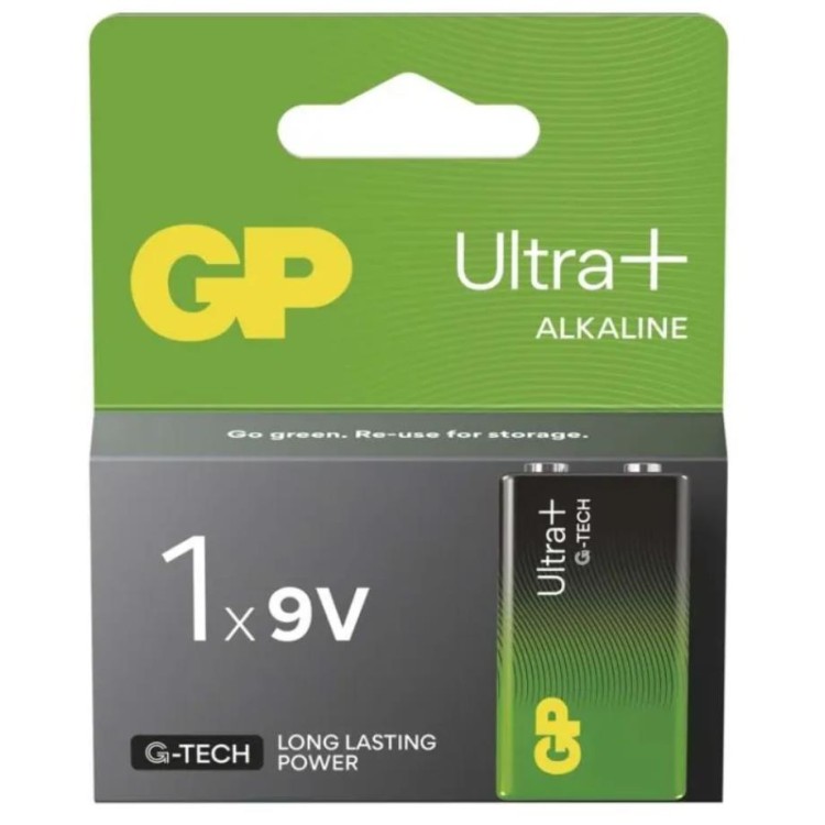 EMOS B03511 Alkalická baterie GP Ultra Plus 9V (6LR61)