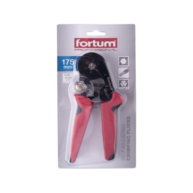 Fortum 4770495 Kleště lisovací/krimpovací na dutinkové konektory šestihran