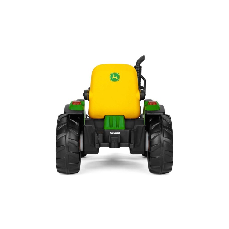 Peg-Pérego IGOR0117Li Traktor elektrický JD s vlekem na dálkové ovládání