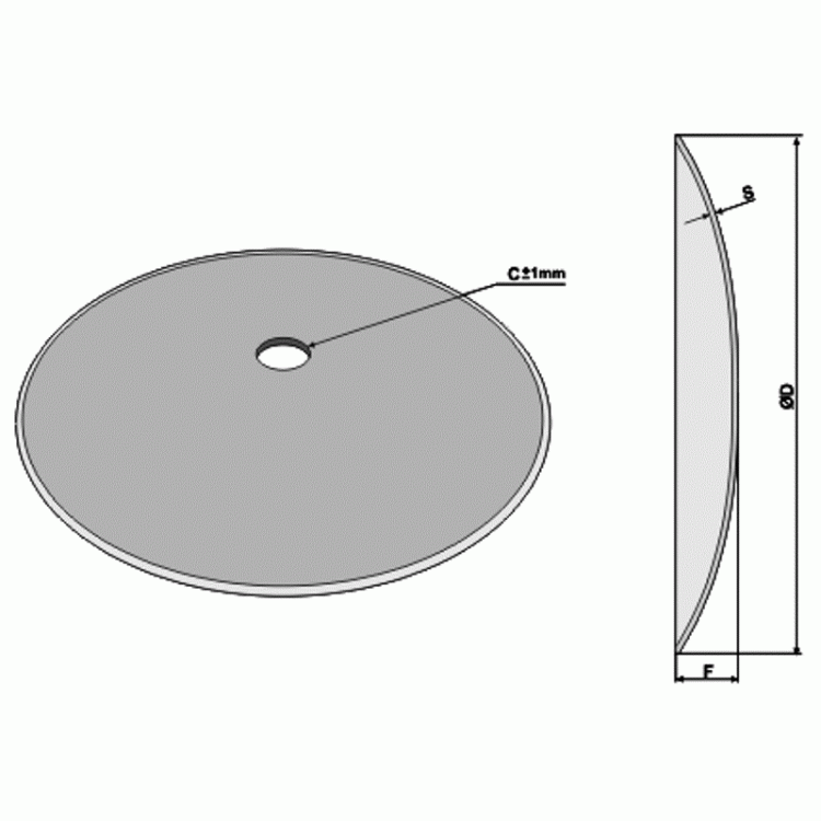 Disk hladký 660 pr.41 6 mm
