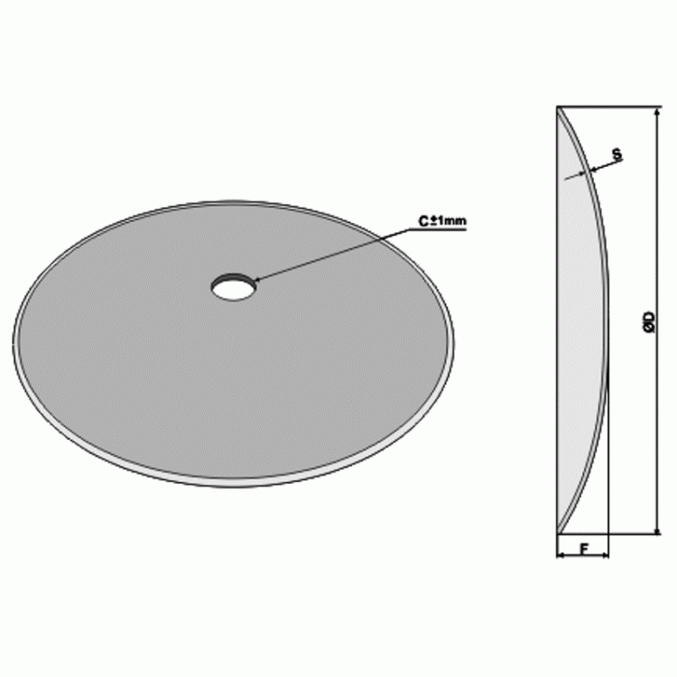 Disk hladký 660 pr.46 6 mm