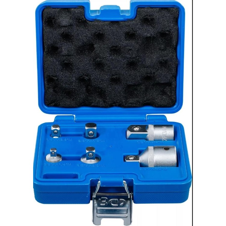 BGS 100199 Adaptéry 1/4" ÷ 3/4" 4-hran  sada 6 ks