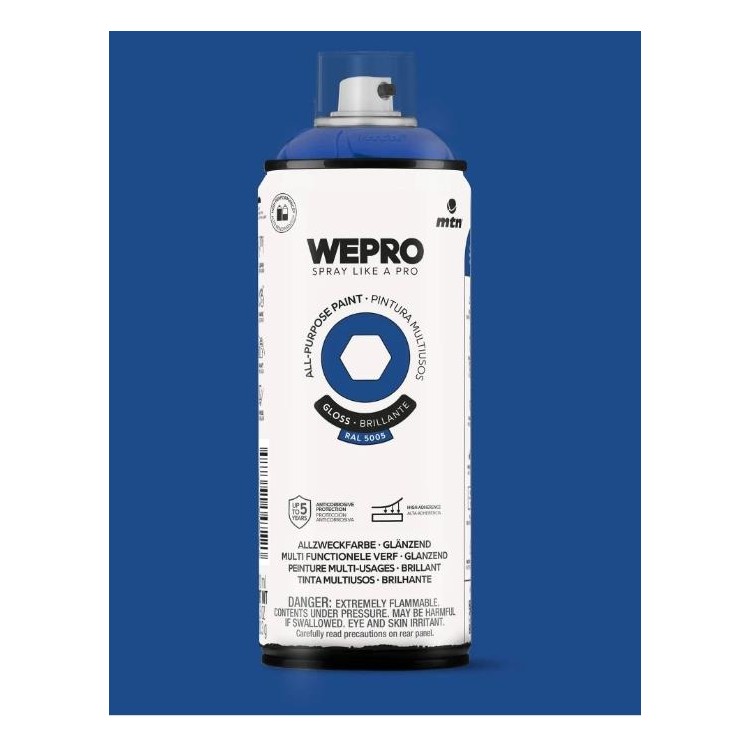 WEPRO WE-EX014WP5005 Sprej barva modrá RAL5005 400ml