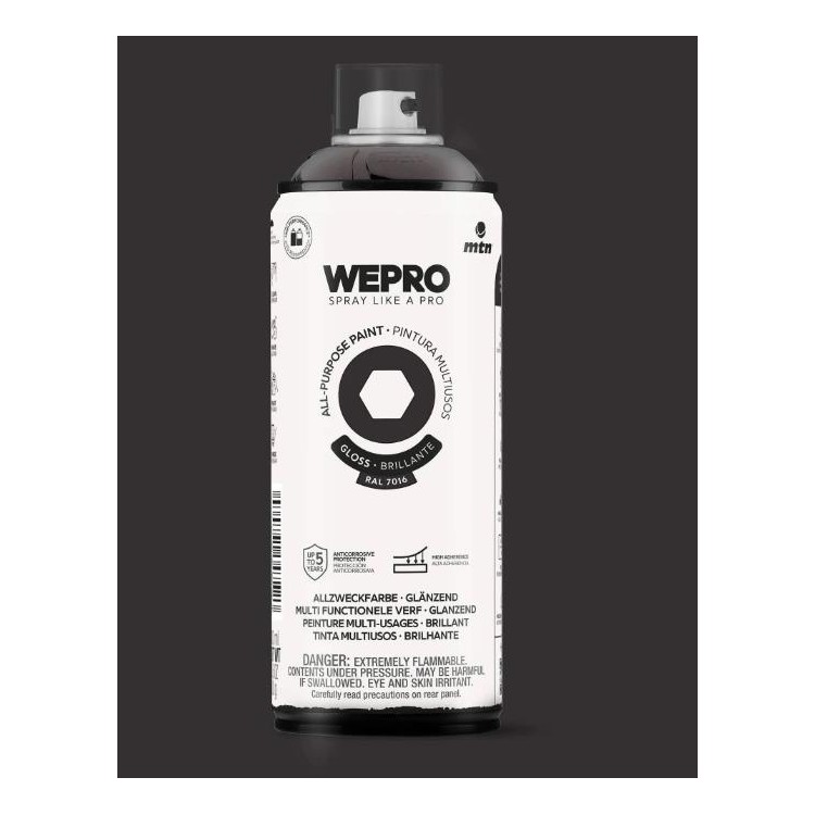 WEPRO WE-EX014WP7016 Sprej barva šedá RAL7016 400ml