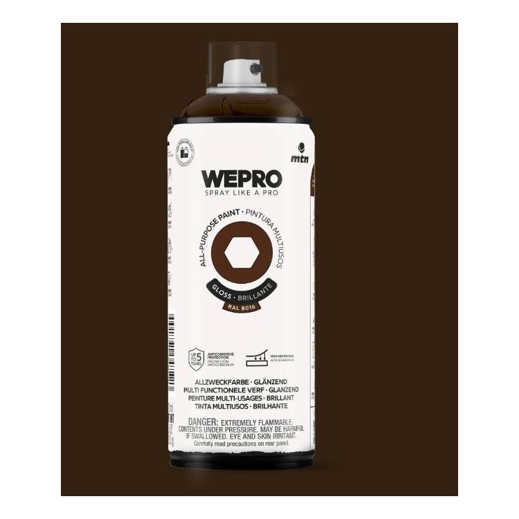 WEPRO WE-EX014WP8016 Sprej barva hnědá RAL8016 400ml