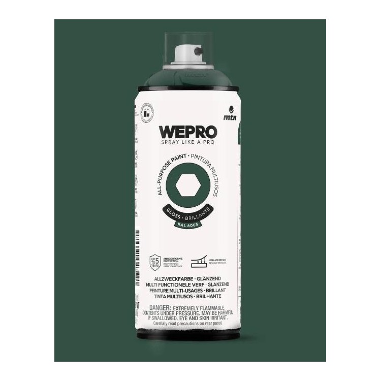 WEPRO WE-EX014WP6005 Sprej barva zelená RAL6005 400ml