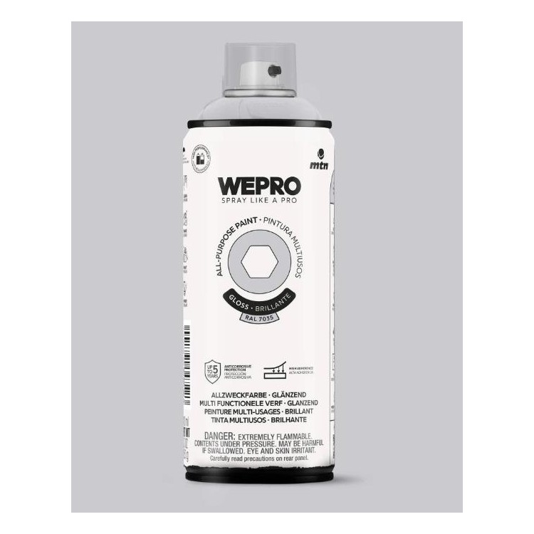 WEPRO WE-EX014WP7035 Sprej barva šedá RAL7035 400ml