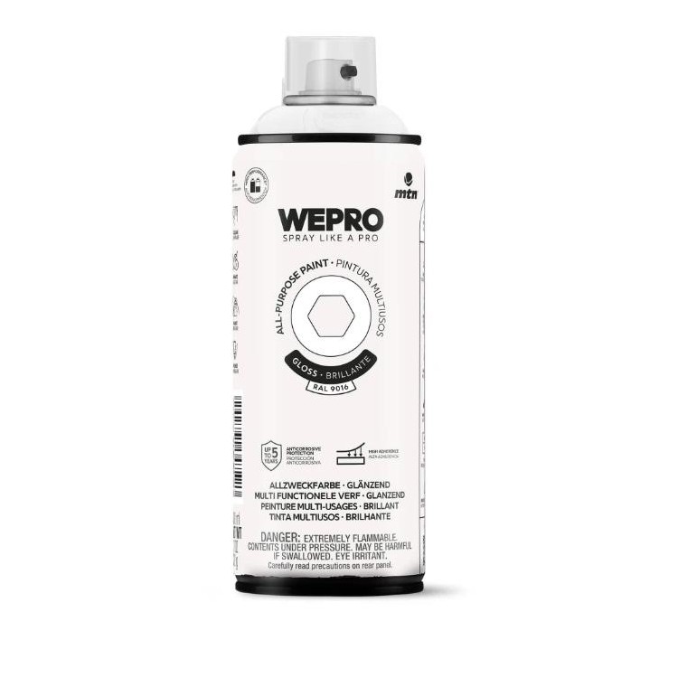 WEPRO WE-EX014WP9016 Sprej barva bílá RAL9016 400ml