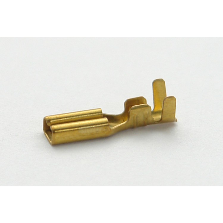 Konektor dutinka mosaz 2,8 x 6,3 mm