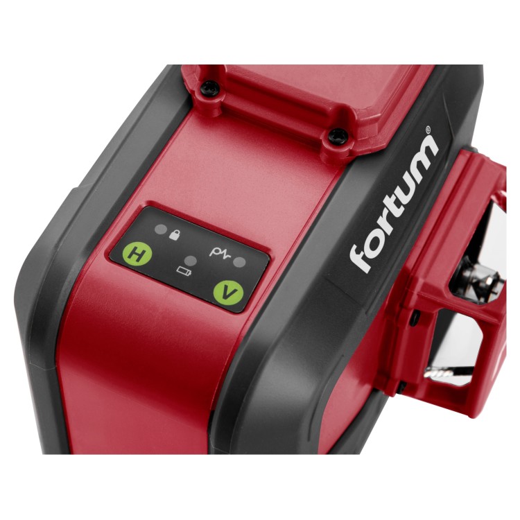 FORTUM Laser zelený 3D liniový, křížový samonivelační