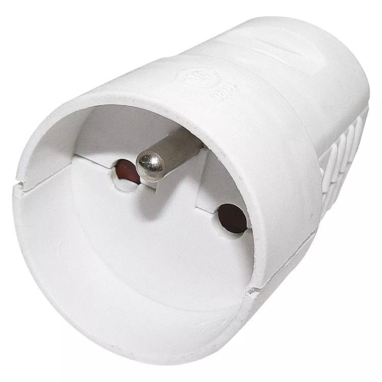 Emos P0042 Zásuvka pro prodlužovací kabel, bílá