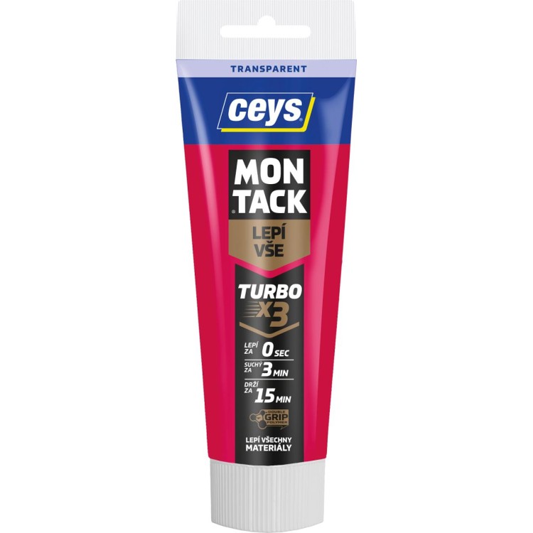 CEYS Lepidlo Montack Turbo transparent 125ml