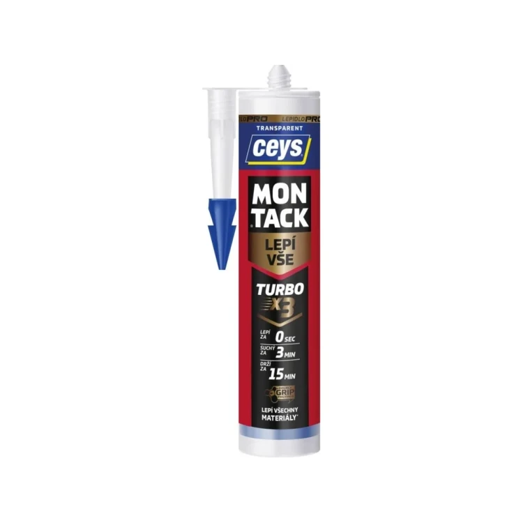 CEYS Lepidlo Montack Turbo transparent 290ml