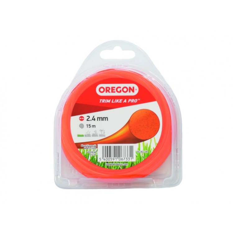 Žací struna YELLOW 2,4mm x 15m Kruh