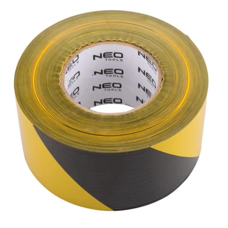 NEO tools 56-079 Páska výstražná 75mm x 500m žluto-černá
