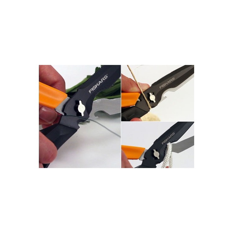 FISKARS 1000809 Nůžky ruční univerzální CUTS AND MORE 23 cm