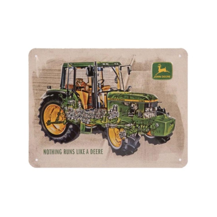 John Deere NA26268 Plechová cedule model 6410