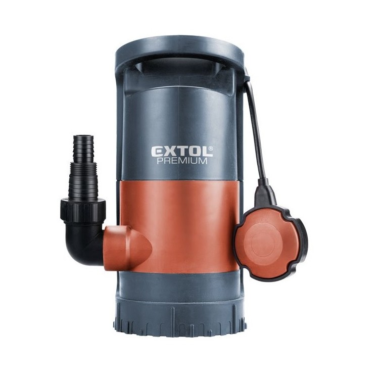EXTOL PREMIUM čerpadlo na znečištěnou vodu 3v1, 900W
