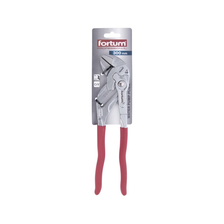 FORTUM 4770213 Klíč klešťový stavitelný, 300mm, CrV