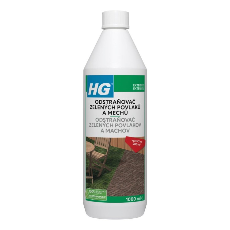HG 181 Odstraňovač zelených povlaků a mechů 1L