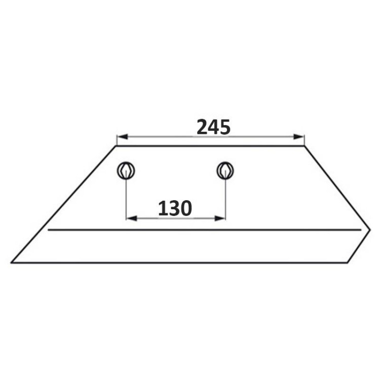 Ostří 16" levé XL
