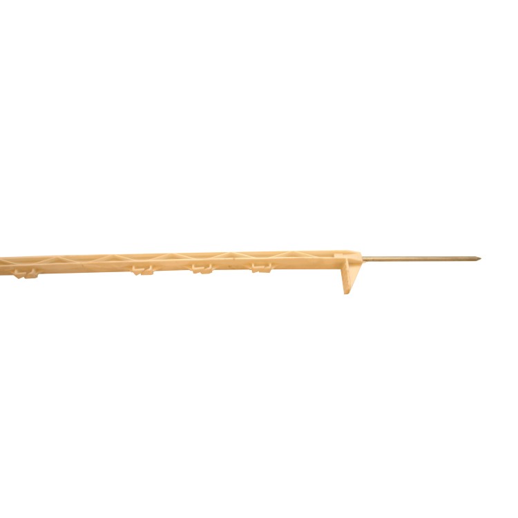 Sloupek pro elektrický ohradník STANDARD 140 plast bílý, 14 úchytů, 140 cm
